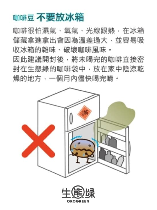 blog 咖啡豆到底要不要放冰箱保存2 生態綠